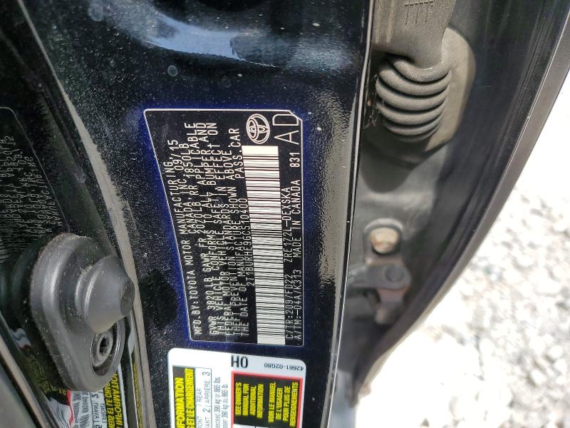 59637416 :رقم المزاد ، 2T1BURHE9GC510400 vin ، 2016 Toyota Corolla مزاد بيع