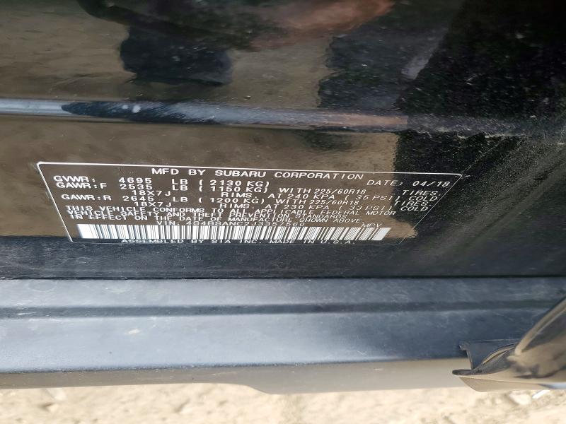 Aukcja sprzedaży 2018 Subaru Outback, vin: 4S4BSANC2J3357560, numer aukcji: 59236706