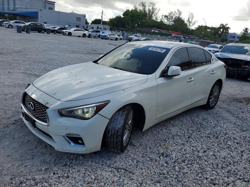 62343796 :رقم المزاد ، JN1EV7BR4MM756234 vin ، 2021 Infiniti Q50 مزاد بيع