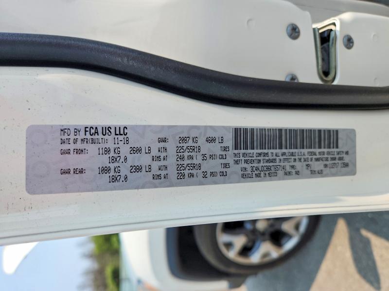 Aukcja sprzedaży 2019 Jeep Compass, vin: 3C4NJDCB6KT657141, numer aukcji: 60682486