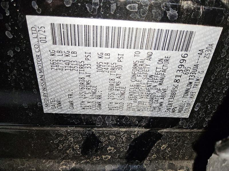 Продажа на аукционе авто 2025 Nissan Rogue, vin: 5N1BT3BB0SC813996, номер лота: 63399066