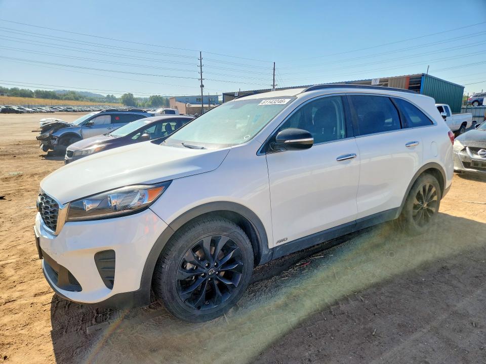 61143246 :رقم المزاد ، 5XYPGDA55KG584761 vin ، 2019 Kia Sorento مزاد بيع