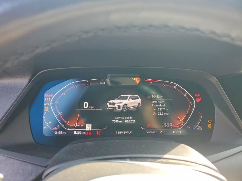 2020 Bmw X7 მანქანა იყიდება აუქციონზე, vin: 5UXCW2C09L9A01894, აუქციონის ნომერი: 59854206