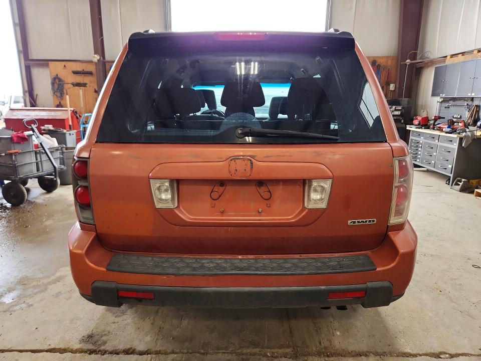 2006 Honda Pilot მანქანა იყიდება აუქციონზე, vin: 5FNYF18466B027051, აუქციონის ნომერი: 61671086