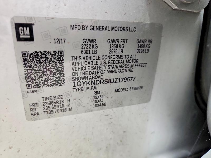 Продажа на аукционе авто 2018 Cadillac Xt5, vin: 1GYKNDRS8JZ179577, номер лота: 60748246