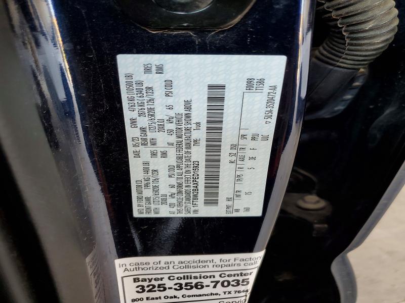 Aukcja sprzedaży 2023 Ford F250, vin: 1FT8W2BAXPED15923, numer aukcji: 60424206