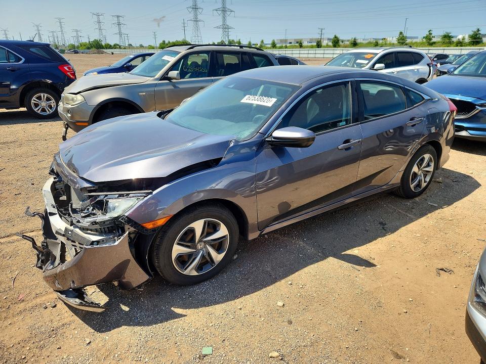 Продаж на аукціоні авто 2019 Honda Civic, vin: 2HGFC2F69KH584147, номер лоту: 62538626