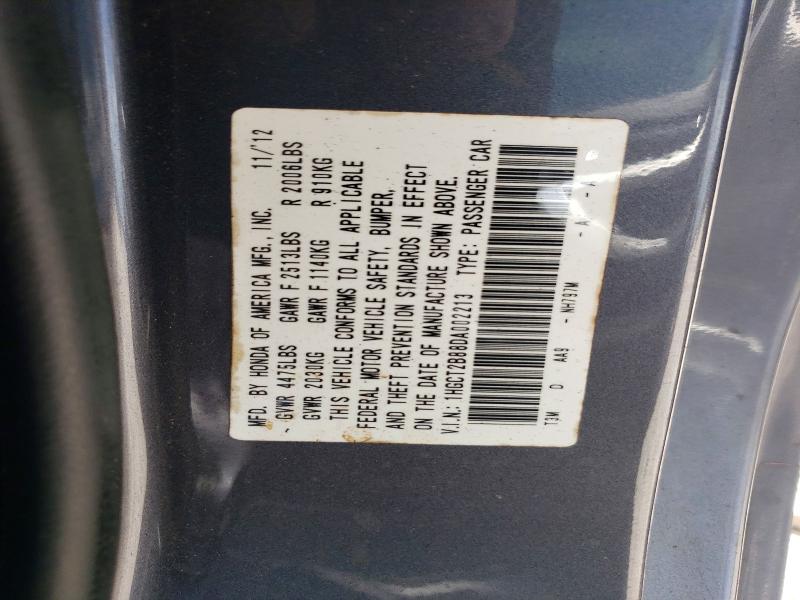 Продаж на аукціоні авто 2013 Honda Accord, vin: 1HGCT2B88DA002213, номер лоту: 62242986