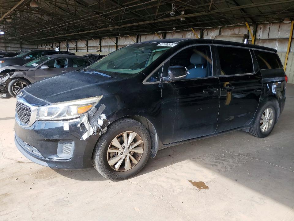 61188836 :رقم المزاد ، KNDMA5C10G6156045 vin ، 2016 Kia Sedona مزاد بيع