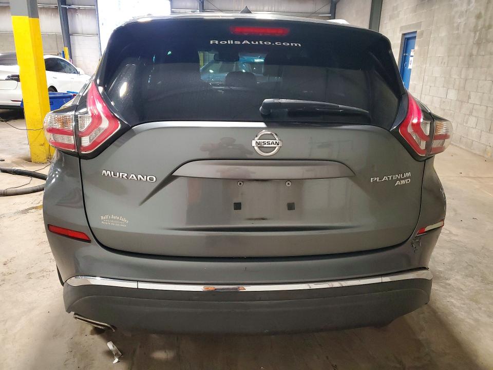 2015 Nissan Murano მანქანა იყიდება აუქციონზე, vin: 5N1AZ2MH0FN206013, აუქციონის ნომერი: 59799376