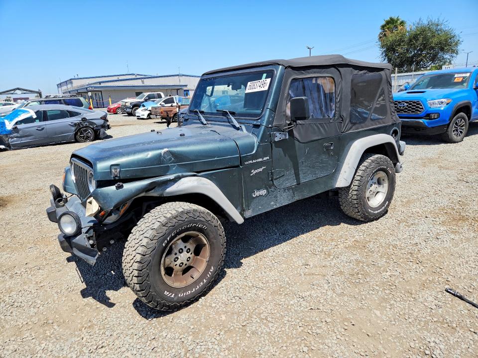 Продажа на аукционе авто 2002 Jeep Wrangler / Tj, vin: 1J4FA49S82P759731, номер лота: 60837496