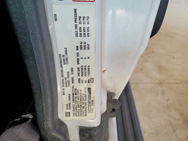 59588296 :رقم المزاد ، 1GCCS39E588232338 vin ، 2008 Chevrolet Colorado مزاد بيع
