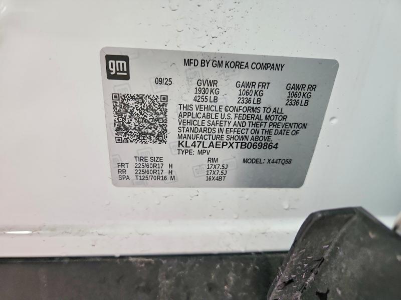 2026 Buick Envista მანქანა იყიდება აუქციონზე, vin: KL47LAEPXTB069864, აუქციონის ნომერი: 59807286