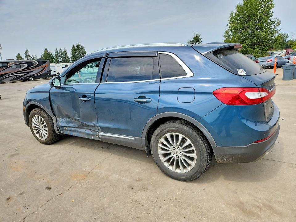 62156136 :رقم المزاد ، 2LMTJ6KR4GBL44612 vin ، 2016 Lincoln Mkx مزاد بيع