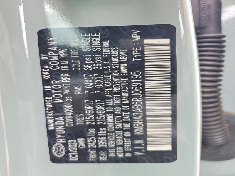 Продаж на аукціоні авто 2024 Hyundai Kona, vin: KM8HA3AB6RU069195, номер лоту: 58974196