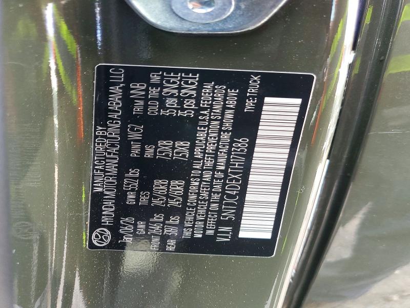Продаж на аукціоні авто 2026 Hyundai Santa Cruz, vin: 5NTJC4DEXTH171386, номер лоту: 60493856