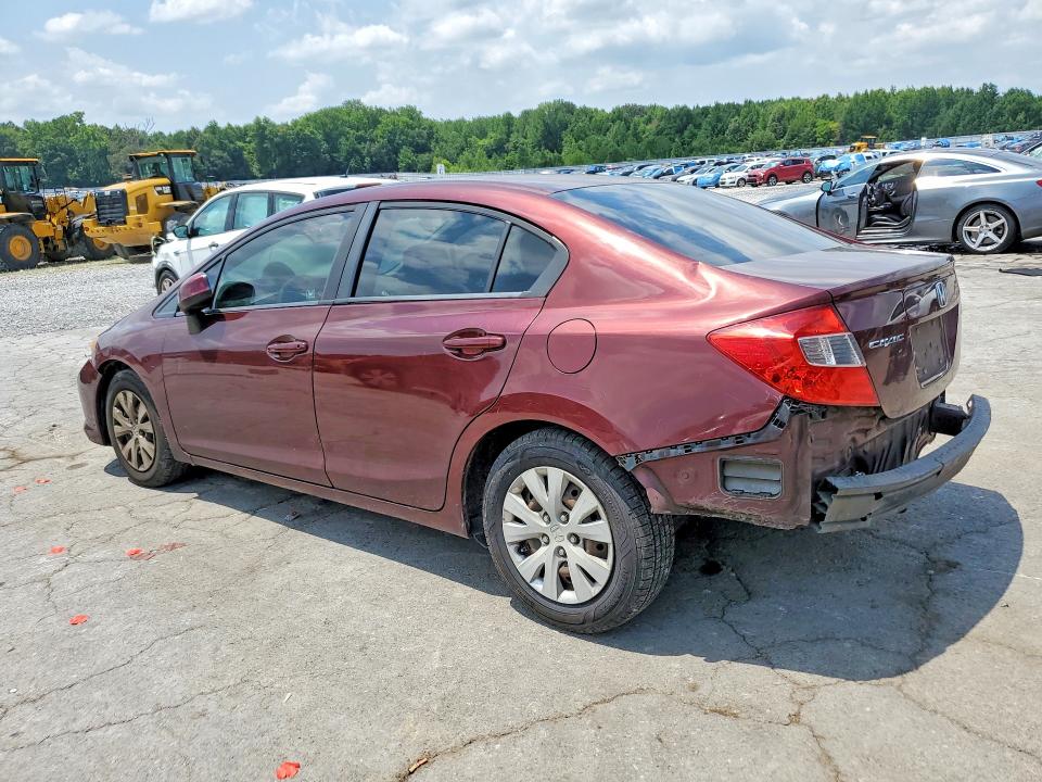 Aukcja sprzedaży 2012 Honda Civic, vin: 19XFB2F50CE047561, numer aukcji: 61998486