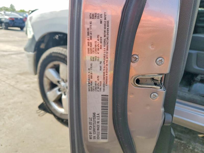 2020 Ram 1500 Classic მანქანა იყიდება აუქციონზე, vin: 1C6RR7XT2LS153646, აუქციონის ნომერი: 63132356