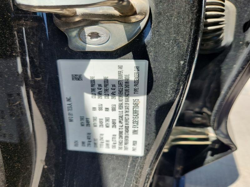 61767266 :رقم المزاد ، 5YJ3E1EA3RF784615 vin ، 2024 Tesla Model 3 مزاد بيع