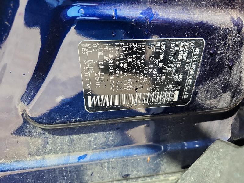 2024 Nissan Rogue მანქანა იყიდება აუქციონზე, vin: JN8BT3CB5RW172747, აუქციონის ნომერი: 62704866