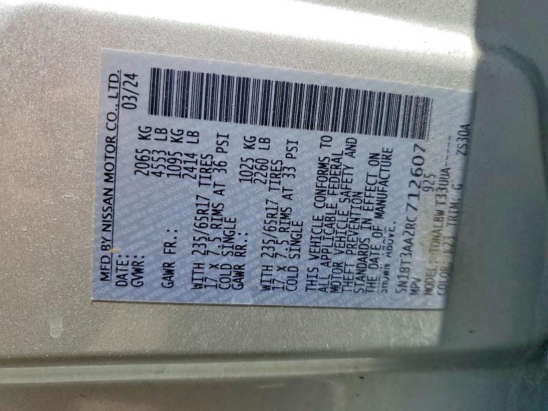 Продаж на аукціоні авто 2024 Nissan Rogue, vin: 5N1BT3AA2RC712607, номер лоту: 63688646