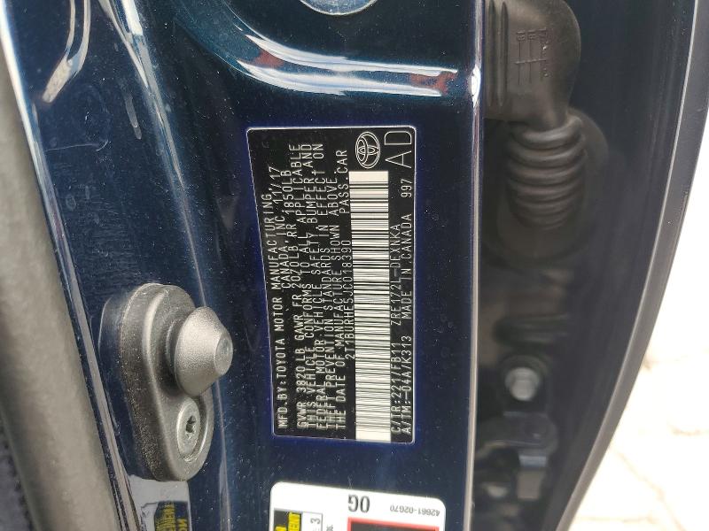 Aukcja sprzedaży 2018 Toyota Corolla, vin: 2T1BURHE5JC018390, numer aukcji: 61285966
