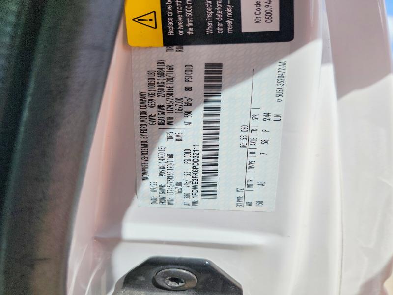 Aukcja sprzedaży 2023 Ford E350, vin: 1FDWE3FK6PDD32111, numer aukcji: 60672706