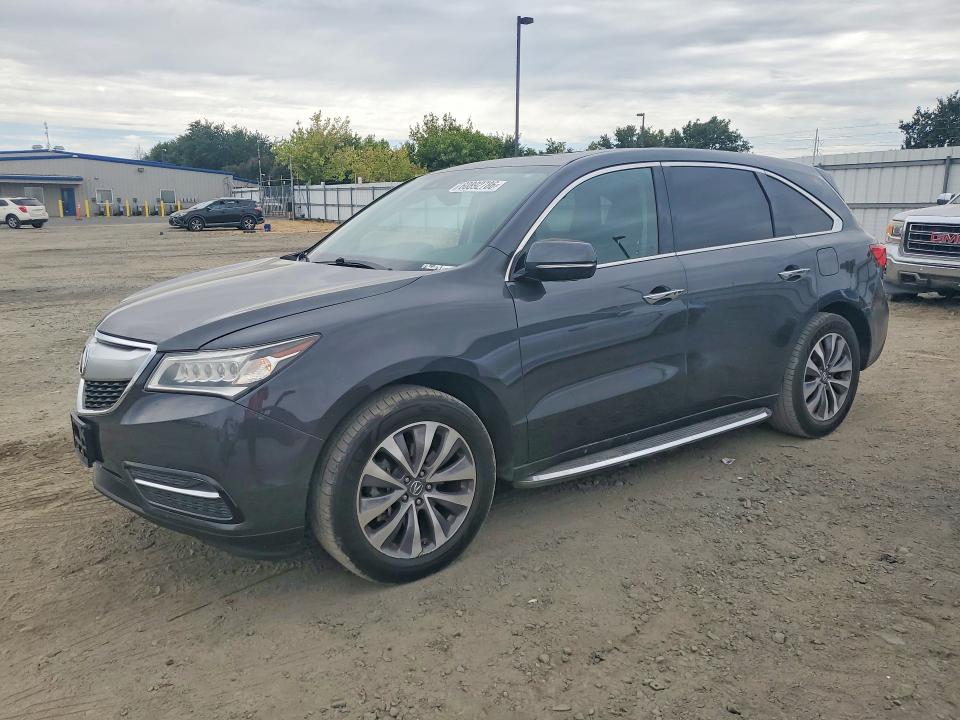 2016 Acura Mdx მანქანა იყიდება აუქციონზე, vin: 5FRYD4H48GB051648, აუქციონის ნომერი: 60892786