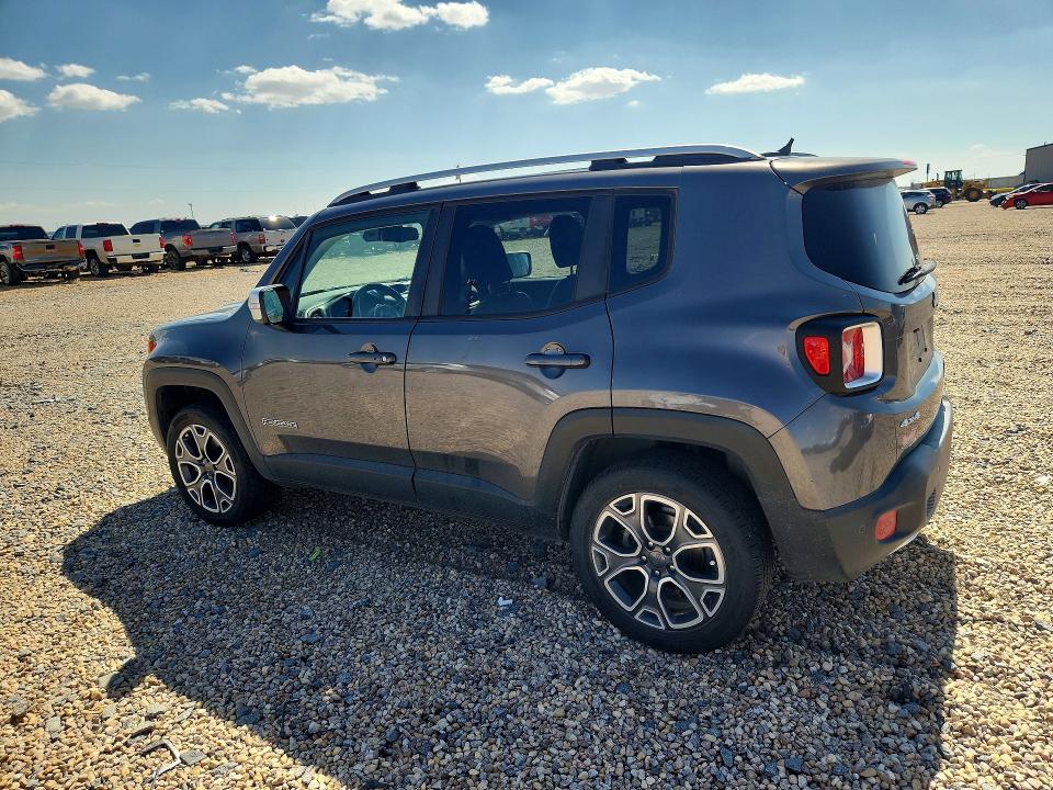 60039116 :رقم المزاد ، ZACCJBDT2GPE12757 vin ، 2016 Jeep Renegade مزاد بيع