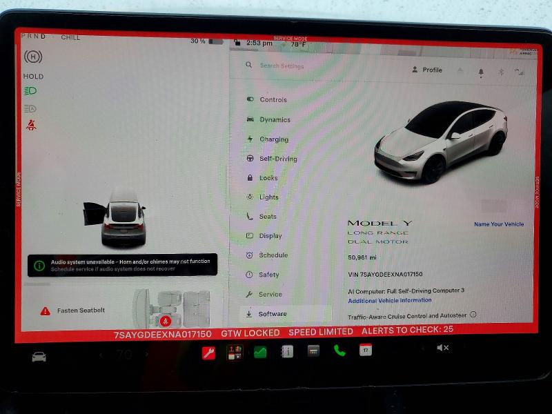 61295666 :رقم المزاد ، 7SAYGDEEXNA017150 vin ، 2022 Tesla Model Y مزاد بيع