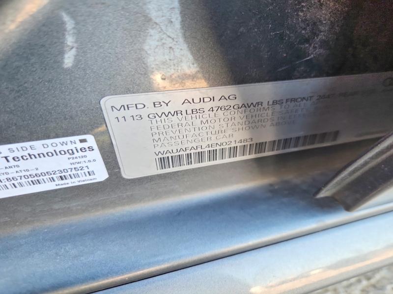 Продажа на аукционе авто 2014 Audi A4, vin: WAUAFAFL4EN021483, номер лота: 59009006
