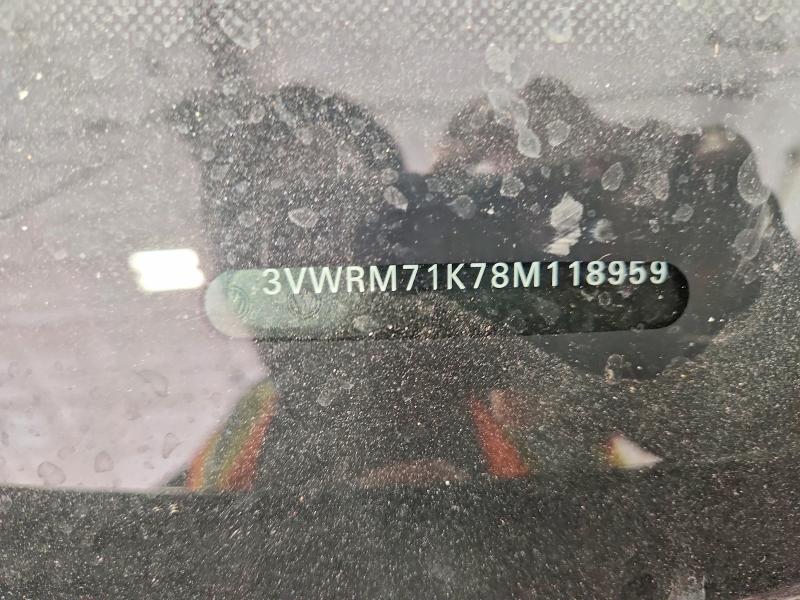 Aukcja sprzedaży 2008 Volkswagen Jetta, vin: 3VWRM71K78M118959, numer aukcji: 61374616