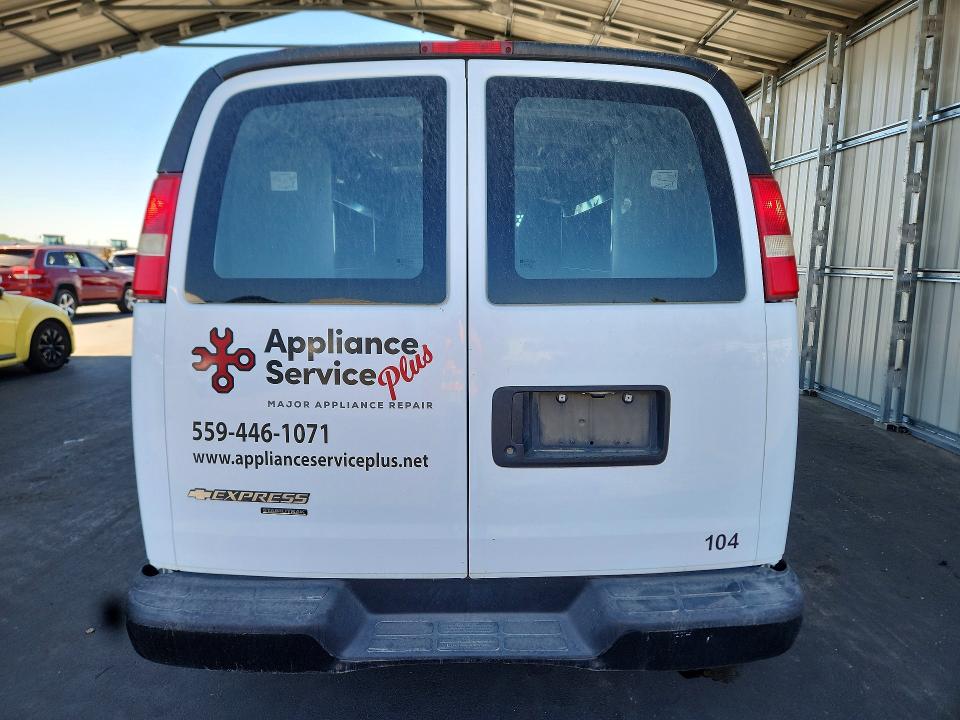 62873416 :رقم المزاد ، 1GCSGAFX8E1144685 vin ، 2014 Chevrolet Express G1500 مزاد بيع
