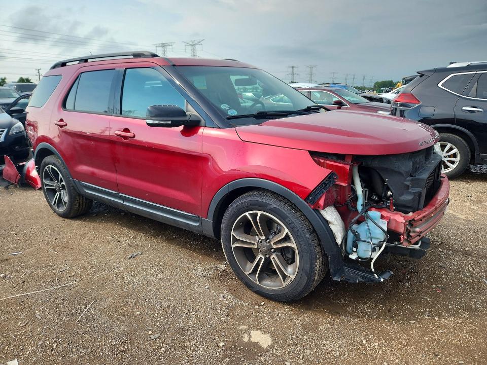 2015 Ford Explorer მანქანა იყიდება აუქციონზე, vin: 1FM5K8GT9FGA75631, აუქციონის ნომერი: 62756166