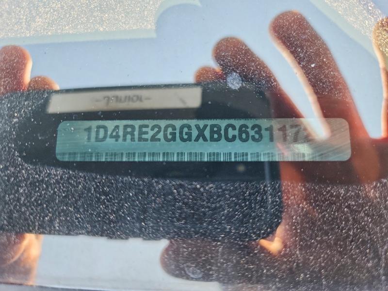 2011 Dodge Durango მანქანა იყიდება აუქციონზე, vin: 1D4RE2GGXBC631172, აუქციონის ნომერი: 62761426