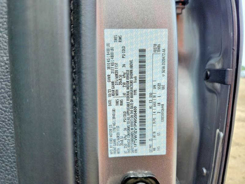 Aukcja sprzedaży 2023 Ford F150, vin: 1FTVW1EV1PWG50400, numer aukcji: 61529916