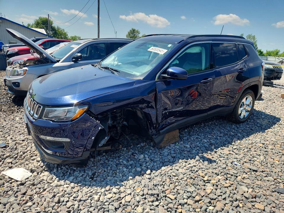 Aukcja sprzedaży 2019 Jeep Compass, vin: 3C4NJDBB3KT729169, numer aukcji: 60805546