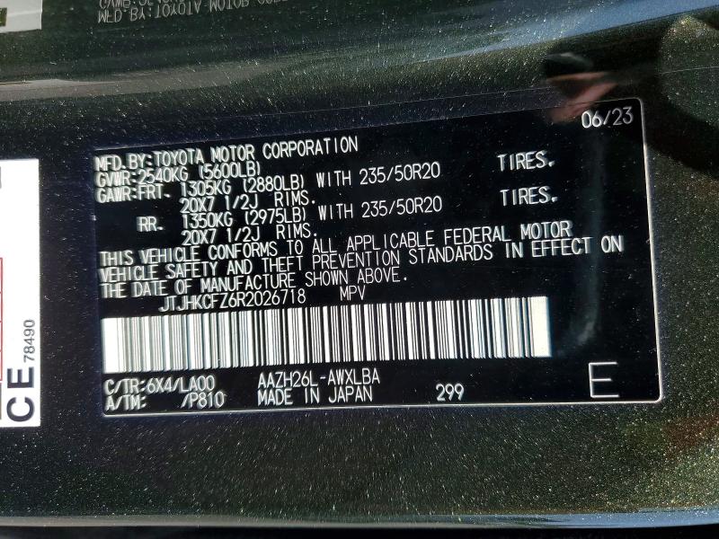 Aukcja sprzedaży 2024 Lexus Nx 450h+, vin: JTJHKCFZ6R2026718, numer aukcji: 62672326