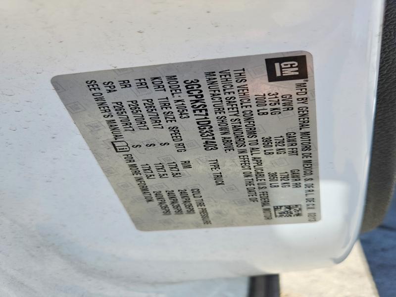 Продажа на аукционе авто 2013 Chevrolet Silverado, vin: 3GCPKSE71DG337403, номер лота: 60035796