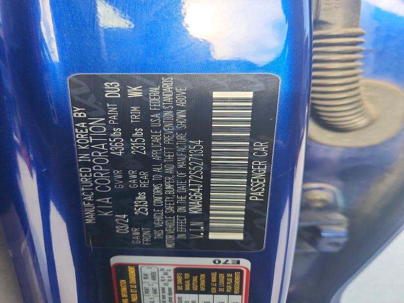 Aukcja sprzedaży 2025 Kia K5, vin: KNAG64J72S5271354, numer aukcji: 61700756