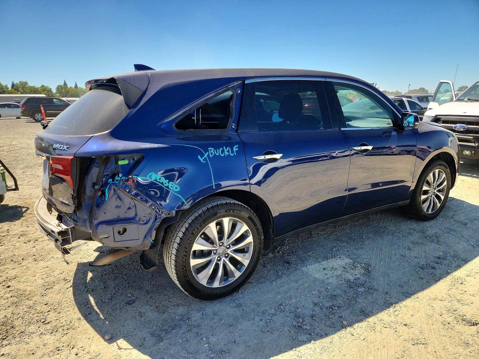 Продажа на аукционе авто 2015 Acura Mdx, vin: 5FRYD4H44FB020766, номер лота: 62529036