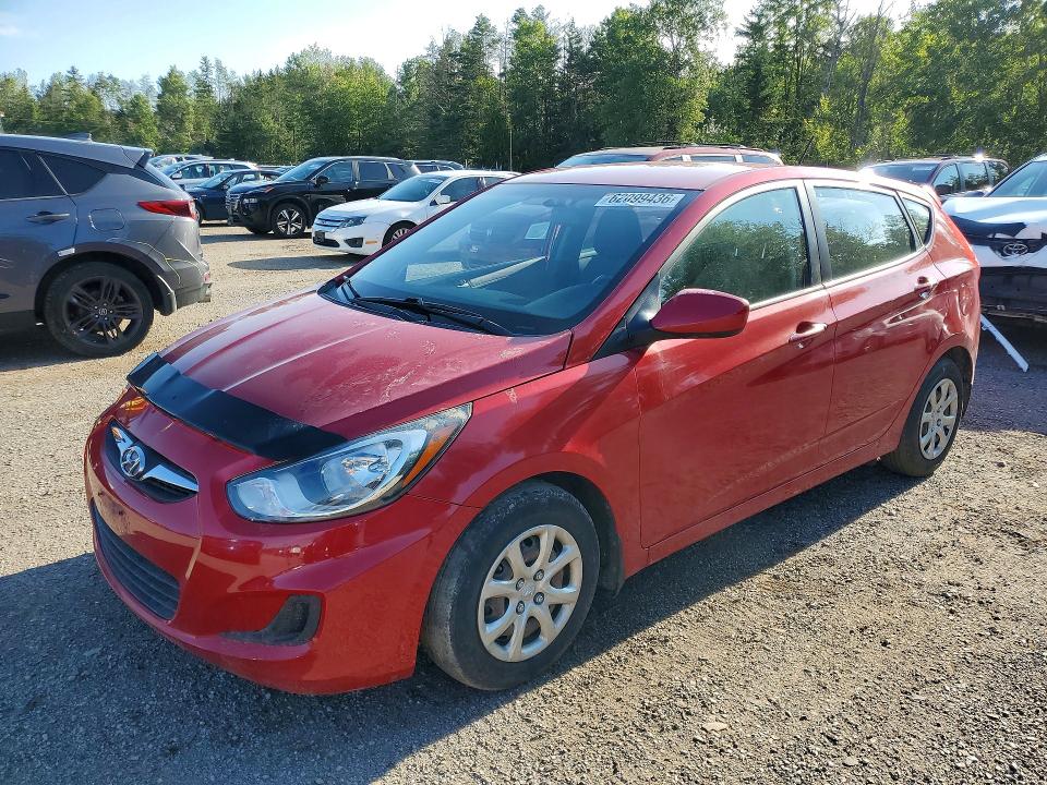 62099436 :رقم المزاد ، KMHCT5AE7EU172789 vin ، 2014 Hyundai Accent مزاد بيع