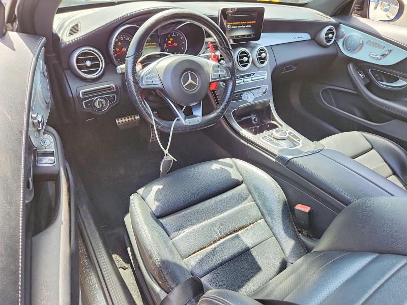 60671196 :رقم المزاد ، WDDWJ4JBXHF520428 vin ، 2017 Mercedes-benz C مزاد بيع