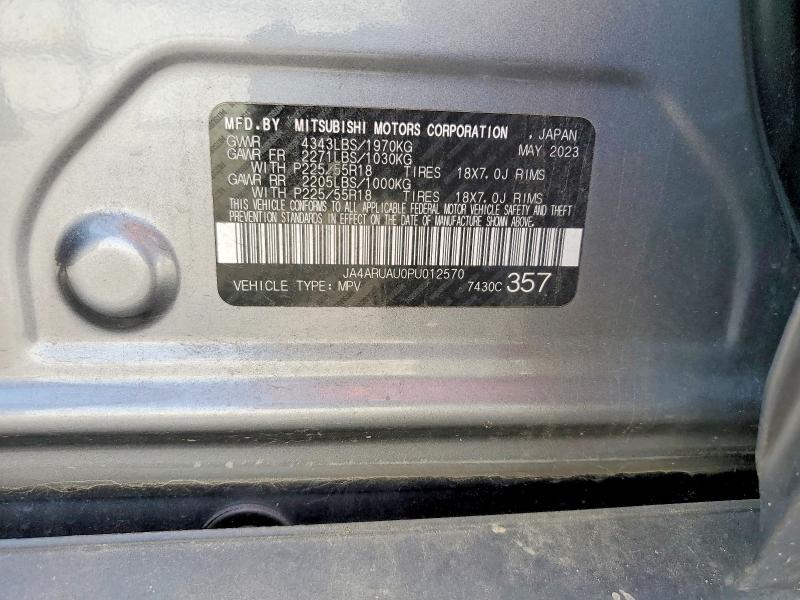 Aukcja sprzedaży 2023 Mitsubishi Outlander Sport, vin: JA4ARUAU0PU012570, numer aukcji: 62252066