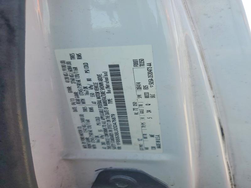 61620176 :رقم المزاد ، 1FBSS3BL0DDA76879 vin ، 2013 Ford Econoline مزاد بيع