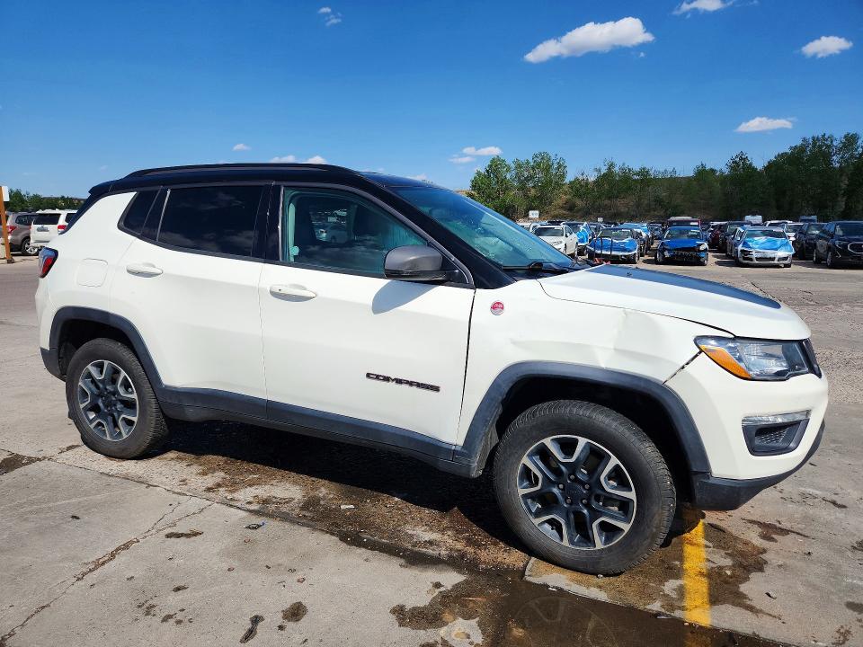 Продажа на аукционе авто 2020 Jeep Compass, vin: 3C4NJDDB7LT214609, номер лота: 60963476