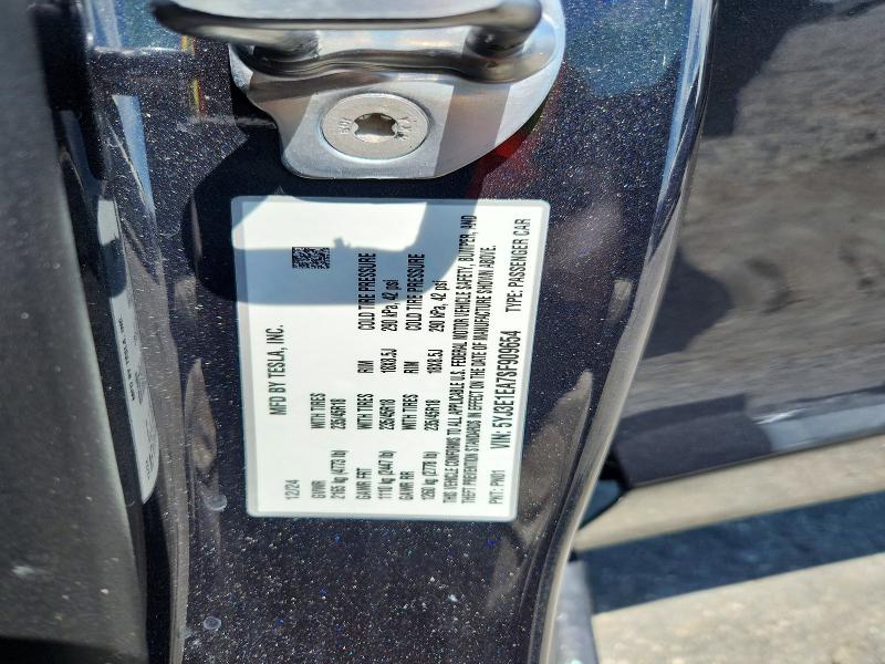 Aukcja sprzedaży 2025 Tesla Model 3, vin: 5YJ3E1EA7SF909654, numer aukcji: 59668446