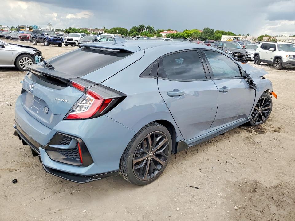 2020 Honda Civic მანქანა იყიდება აუქციონზე, vin: SHHFK7H45LU224888, აუქციონის ნომერი: 59836146