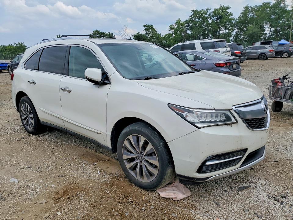 2014 Acura Mdx მანქანა იყიდება აუქციონზე, vin: 5FRYD4H40EB007480, აუქციონის ნომერი: 62135566