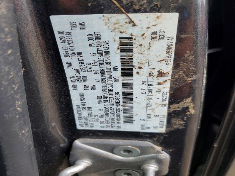 2017 Ford Escape მანქანა იყიდება აუქციონზე, vin: 1FMCU0GD7HUE39626, აუქციონის ნომერი: 60656956